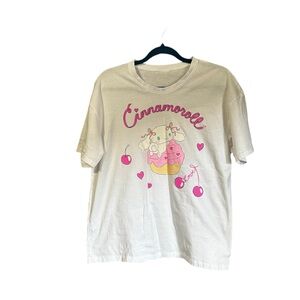 Cinnamoroll Graphic Tee – Sanrio Kawaii Cupcake Shirt – Women’s L (No Tag)